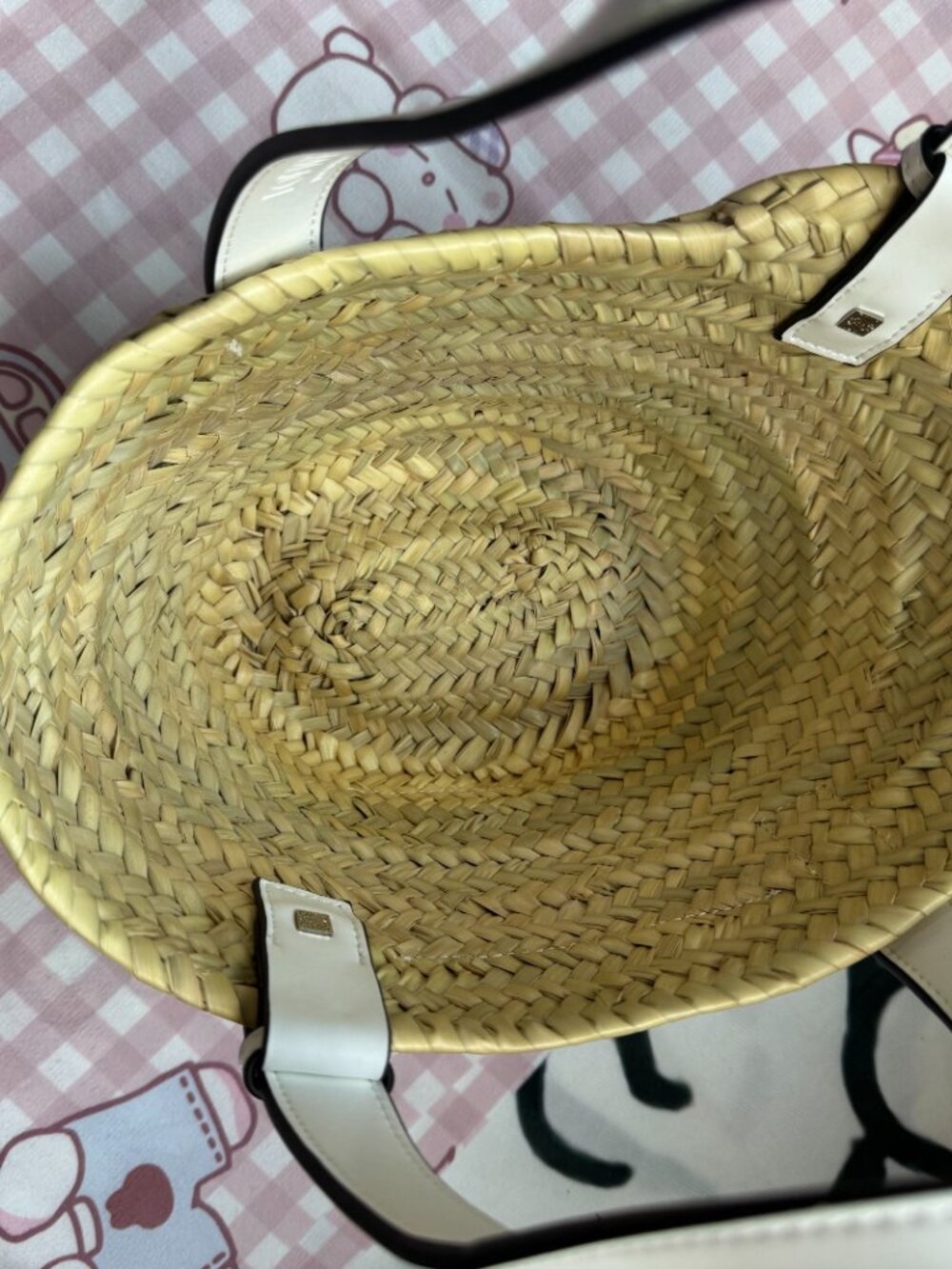 Loewe Raffia Woven Basket Tote Bag - Picture 7 of 10